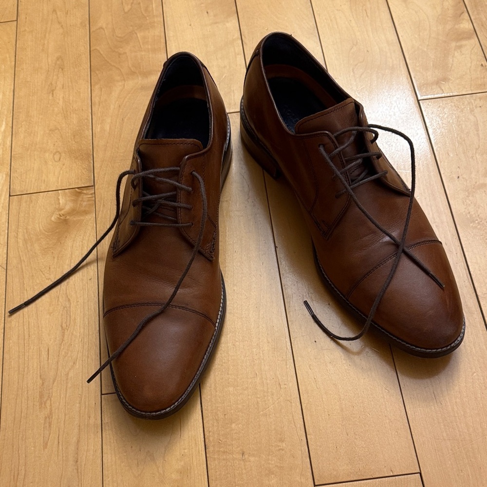 Cole Haan Men's Brown Leather Oxfords